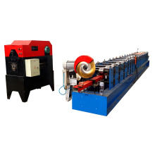 Automatic rain water Steel downpipe gutter roll forming machine